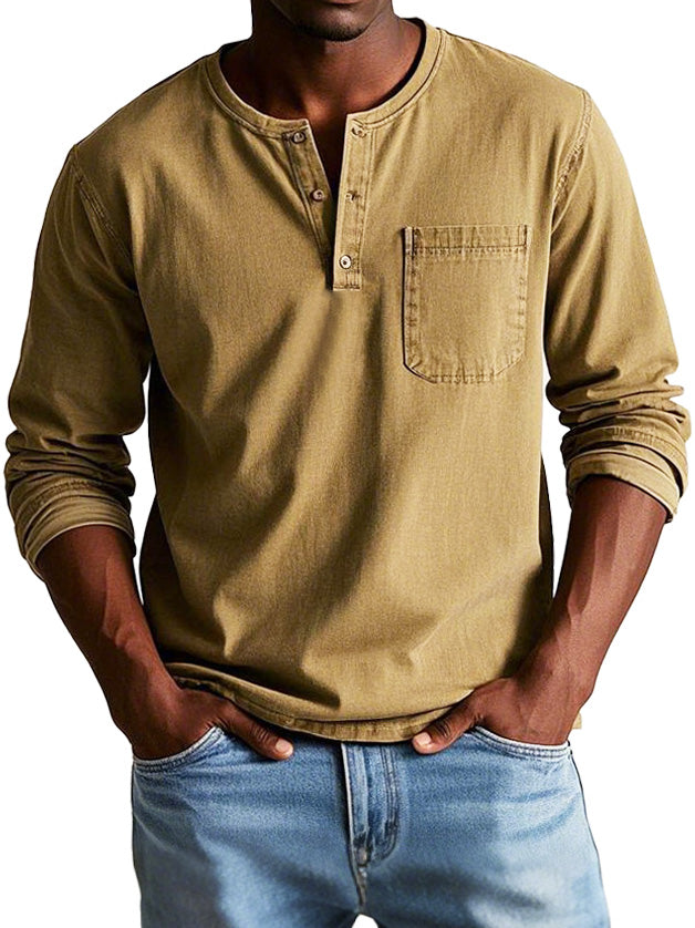 Connor | Vintage Long Sleeve Shirt
