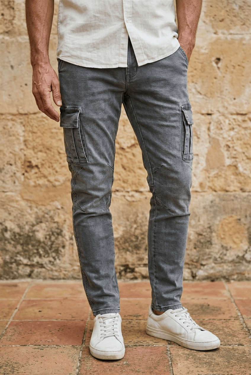 Avelon Cargo Denim Jeans
