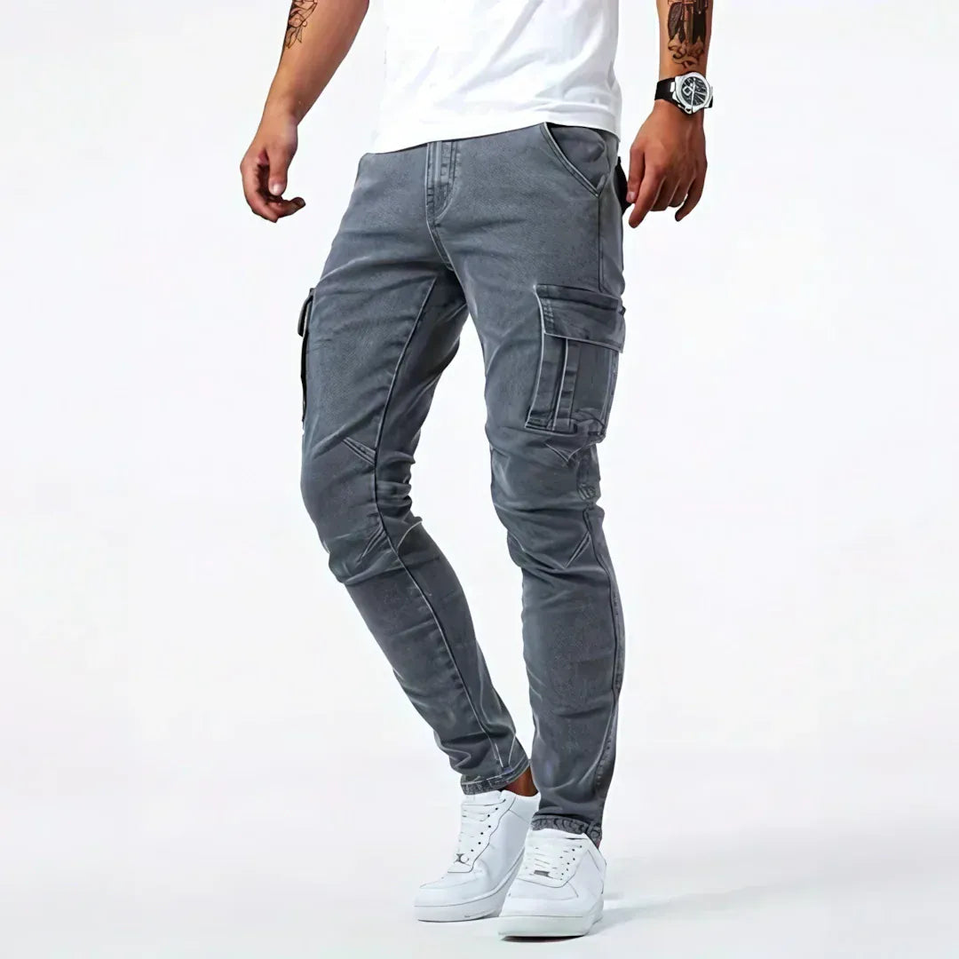 Avelon Cargo Denim Jeans