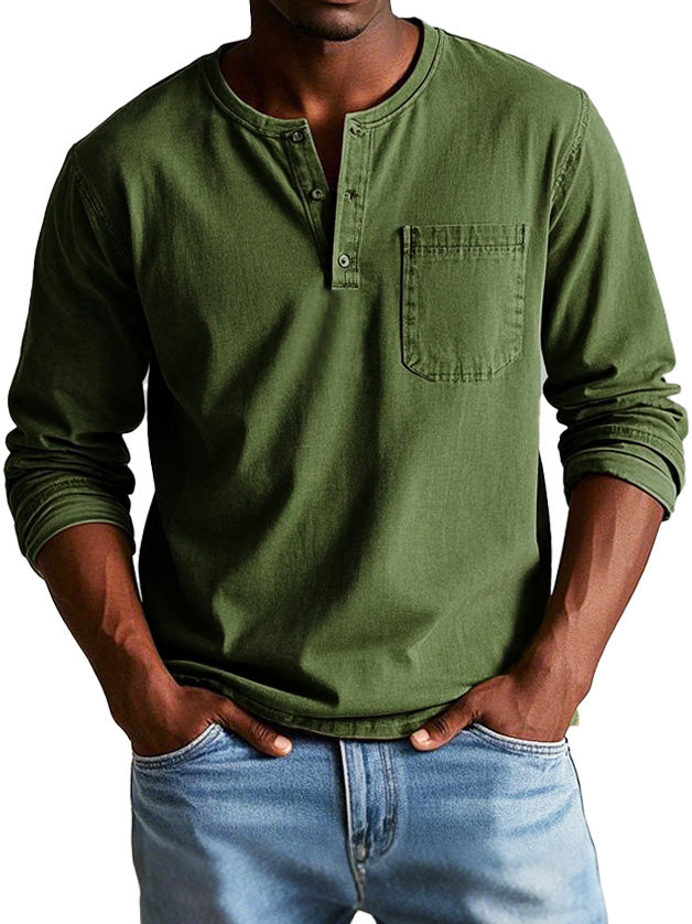 Connor | Vintage Long Sleeve Shirt
