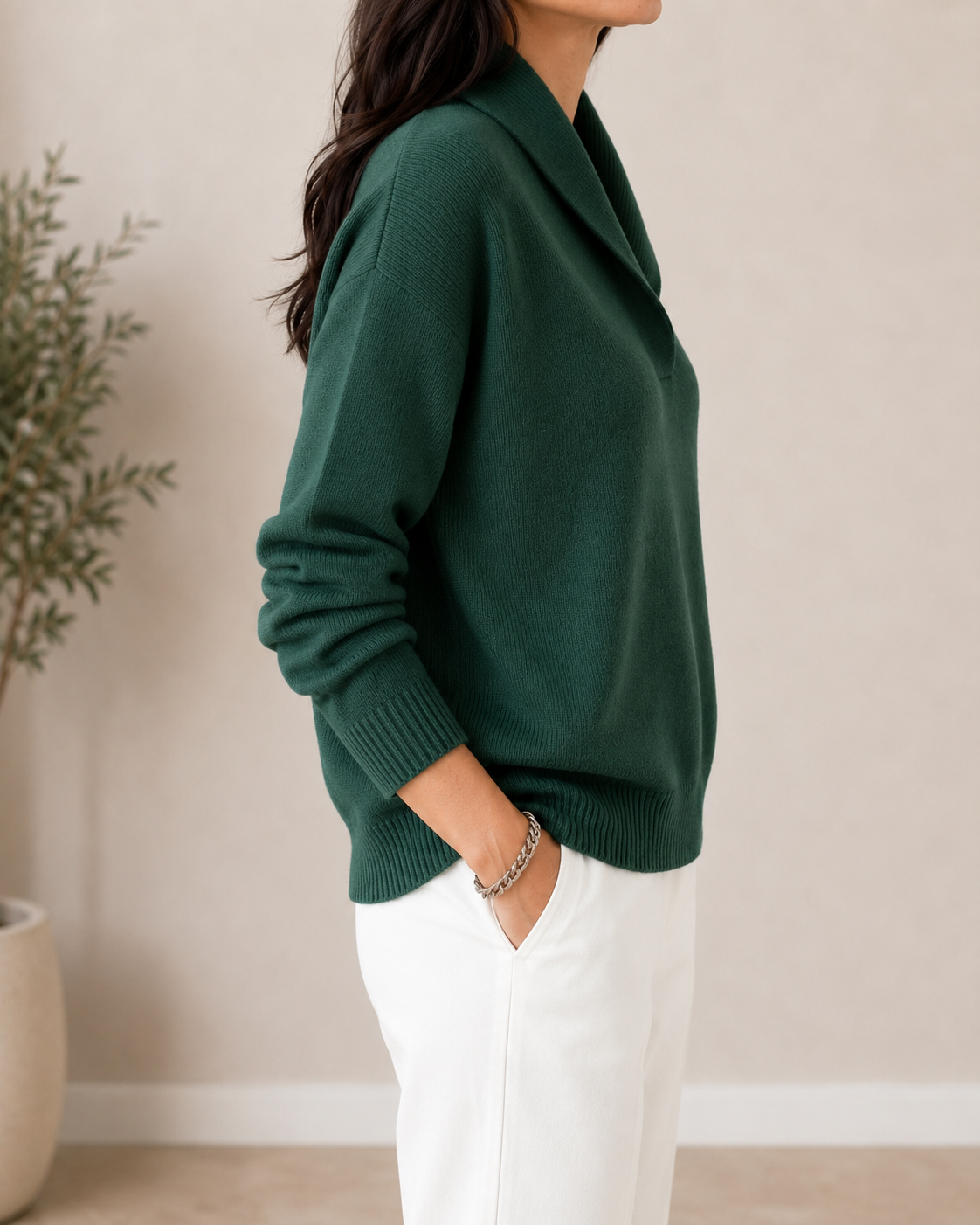 Soft V-Neck Jumper