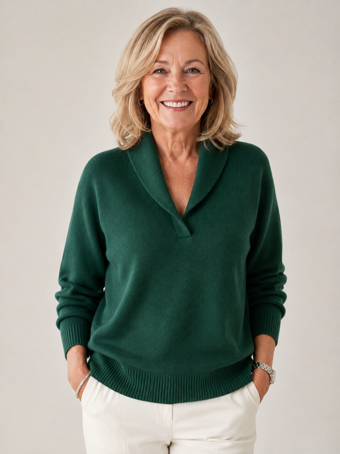 Soft V-Neck Jumper