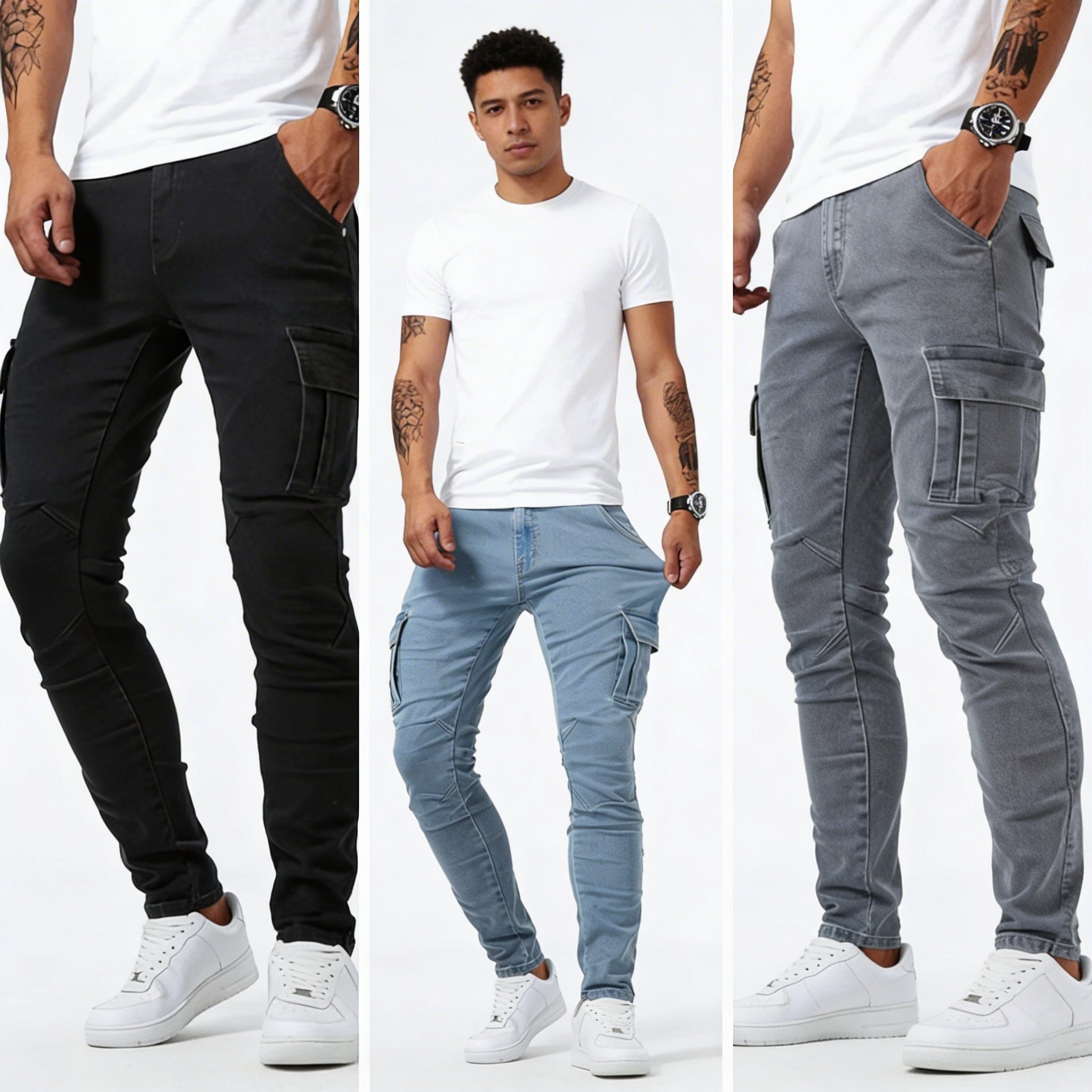 Avelon Cargo Denim Jeans