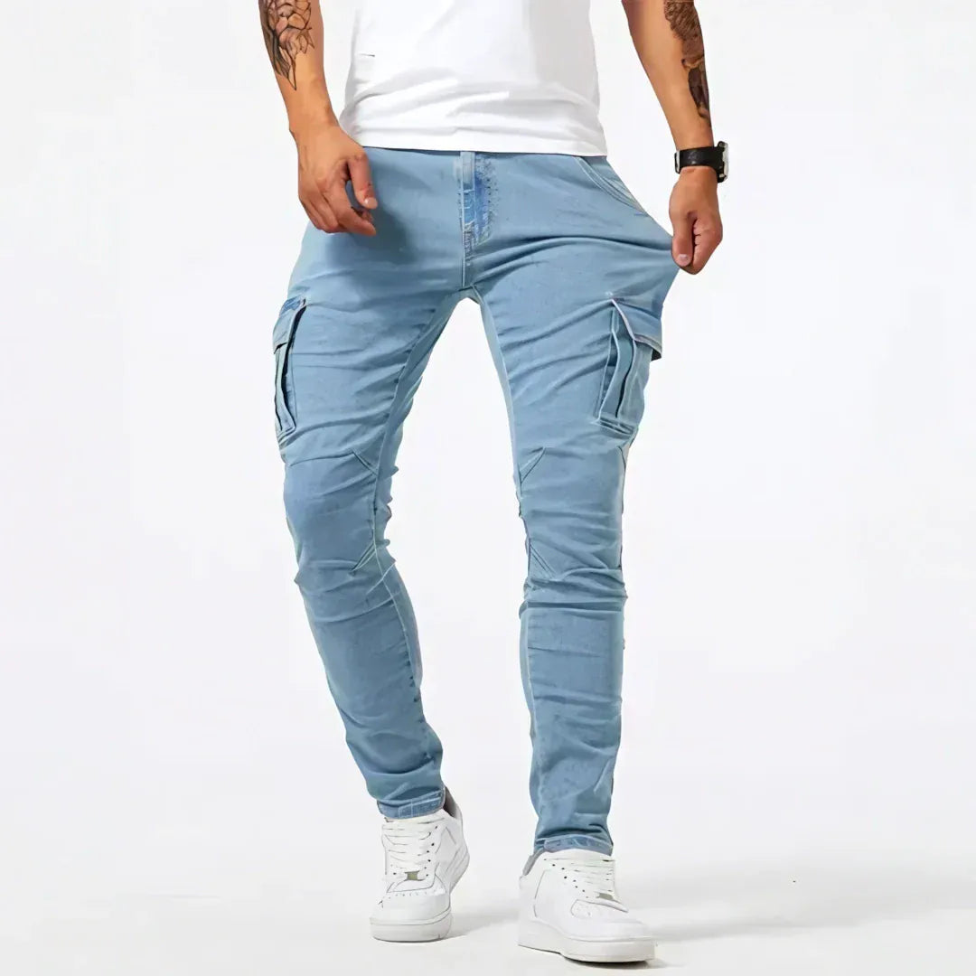 Avelon Cargo Denim Jeans