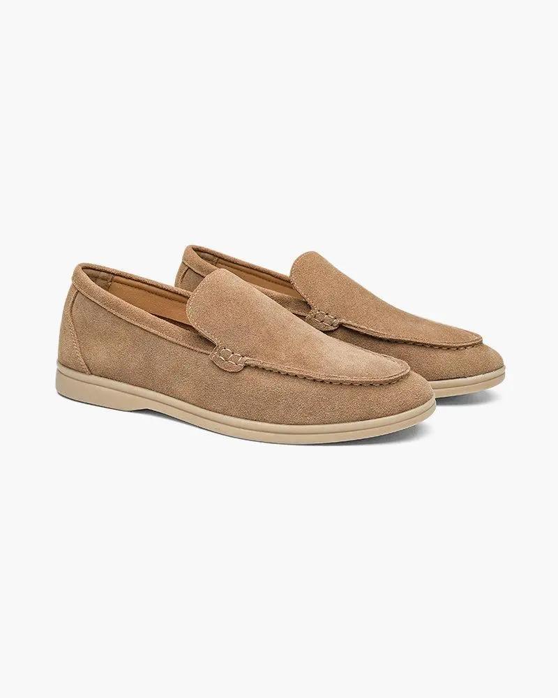 Premium Suede Moccasins Old Money
