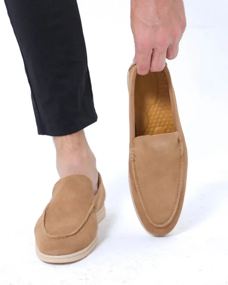 Premium Suede Moccasins Old Money