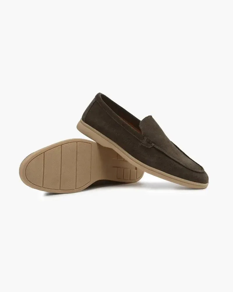 Premium Suede Moccasins Old Money