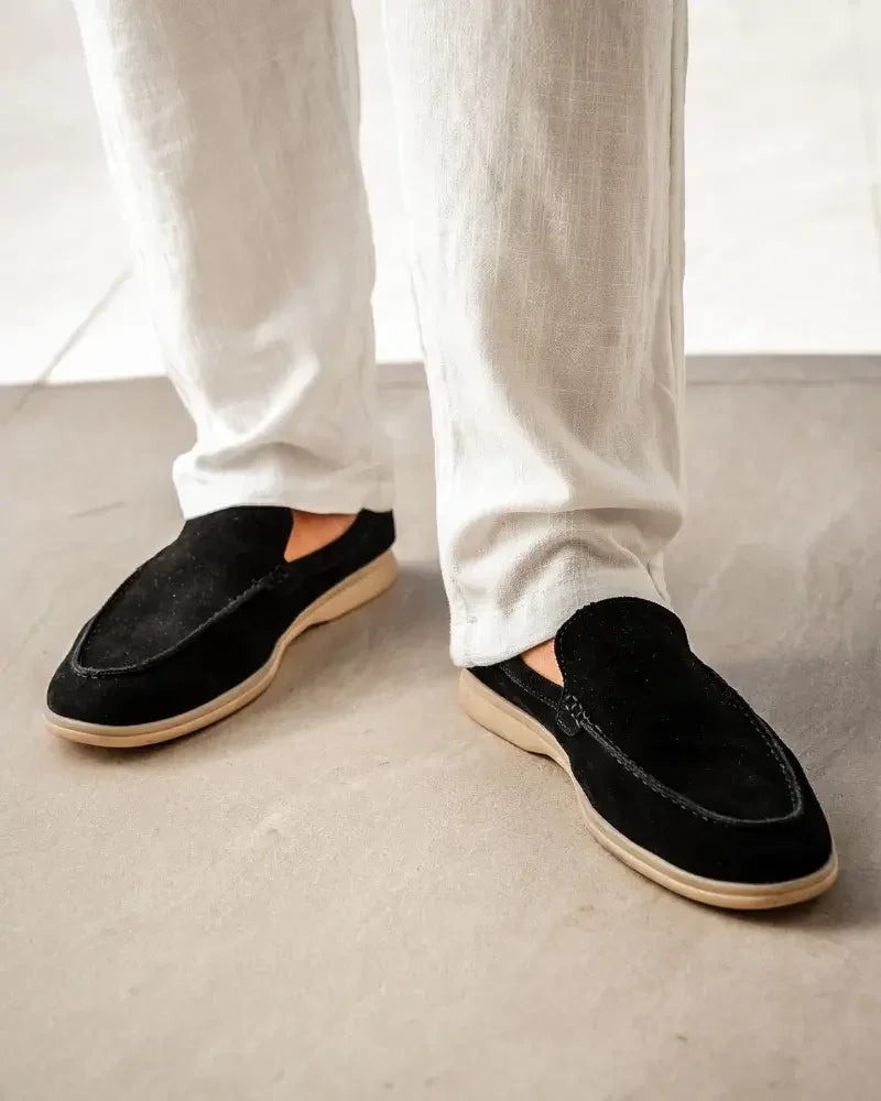 Premium Suede Moccasins Old Money