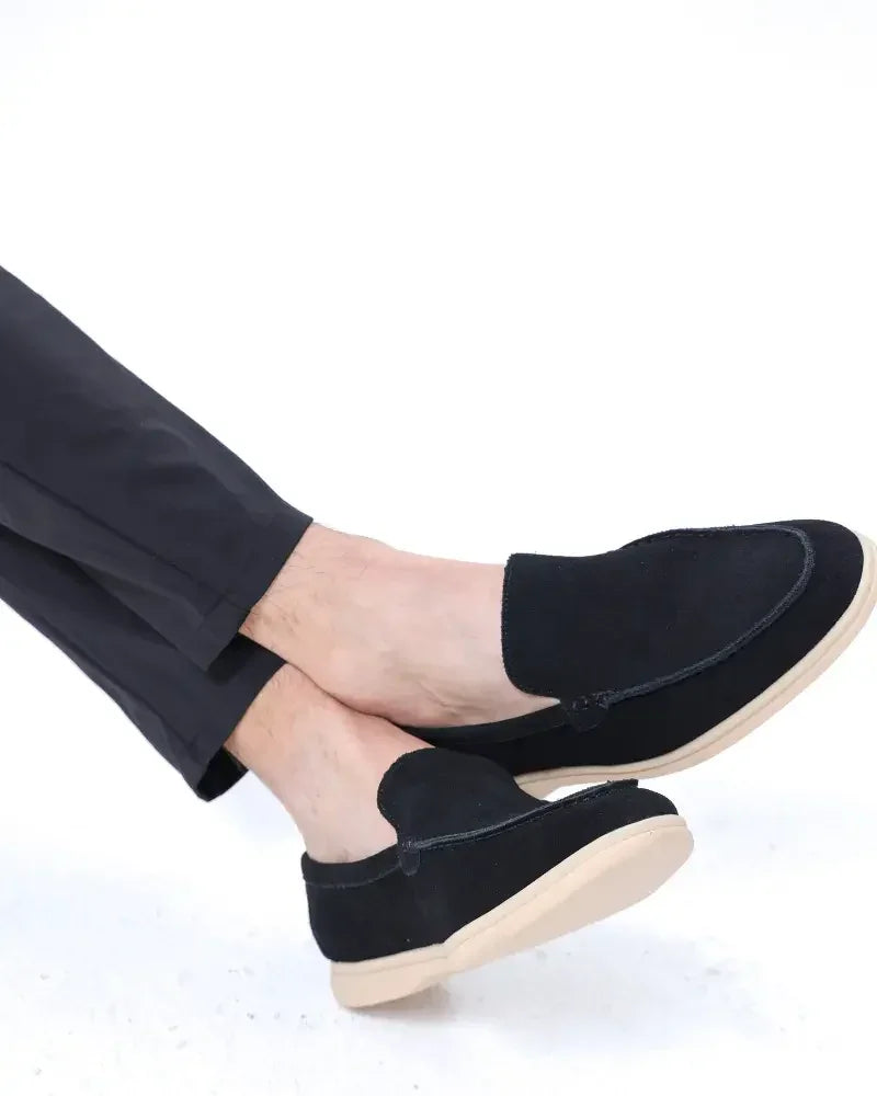 Premium Suede Moccasins Old Money