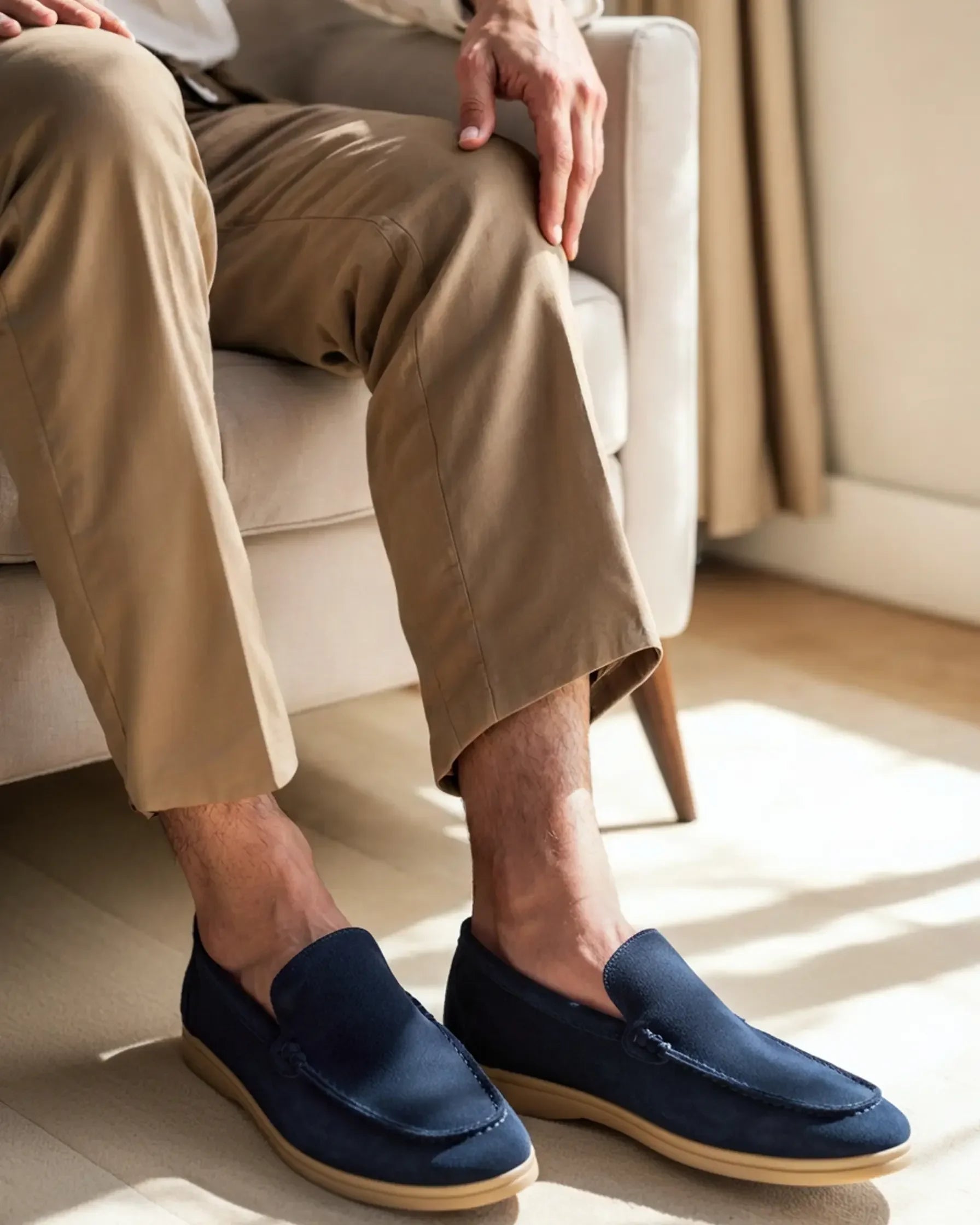 Premium Suede Moccasins Old Money