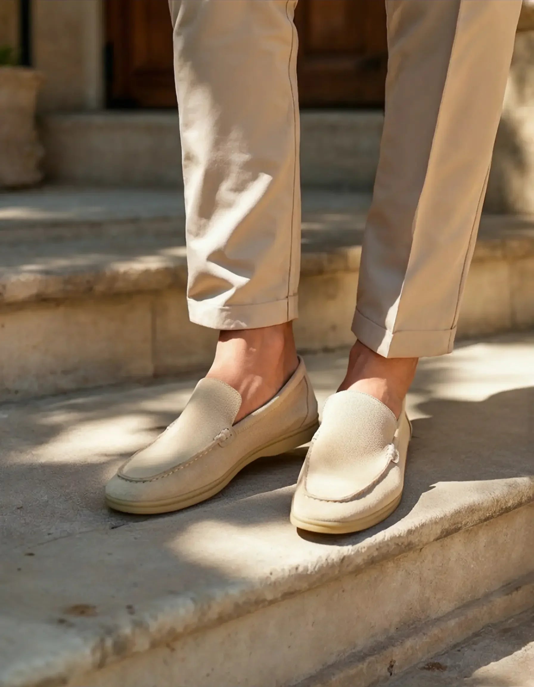 Premium Suede Moccasins Old Money